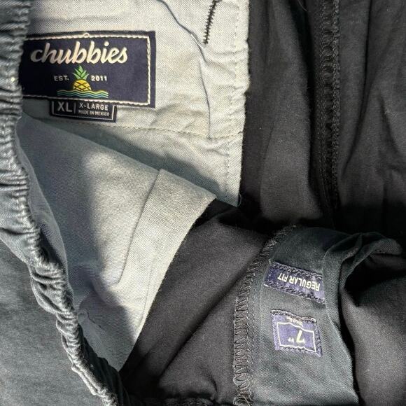 NWT Chubbies Men's The Armadas 7” Stretch Shorts Navy Blue Size XL - Picture 6 of 7